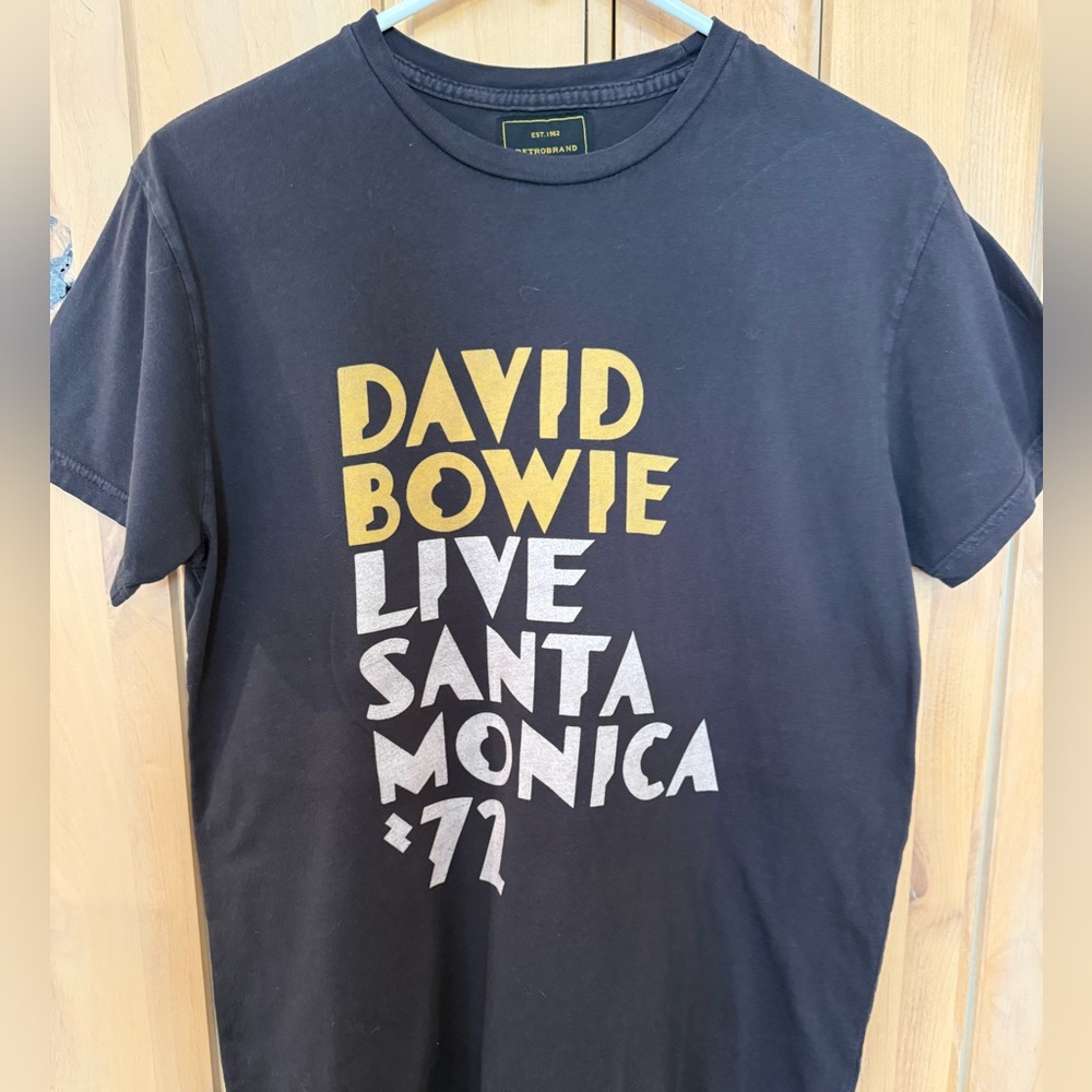 Retrobrand David Bowie t shirt size S